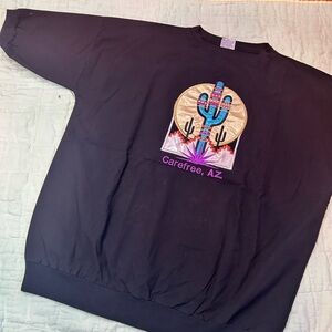 Vintage Carefree, Arizona Tshirt with Vibrant Cactus Patch